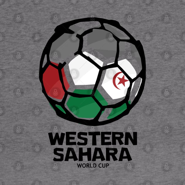 Western Sahara Football Country Flag by KewaleeTee